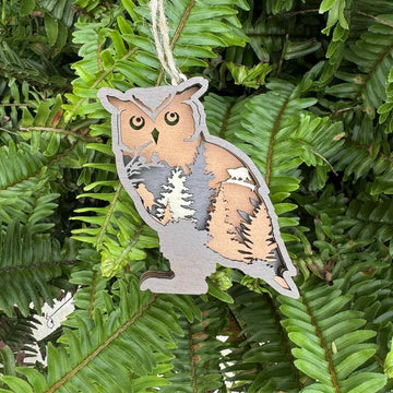 Brown Owl Ornament