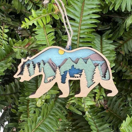 Mountain Bear Ornament