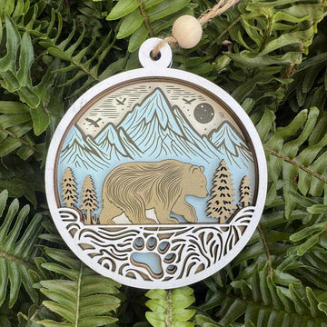Walking Bear Ornament