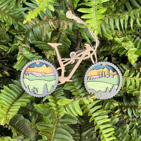 Colorful Bike Ornament