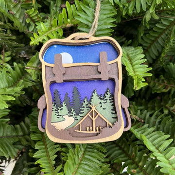 Camping Bag Ornament