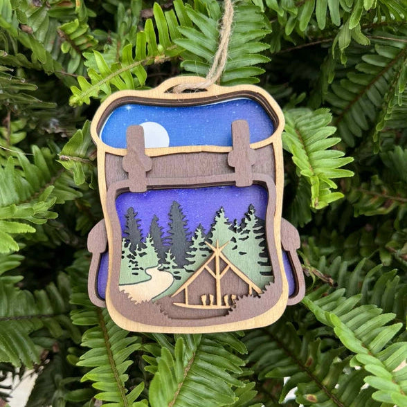 Camping Bag Ornament