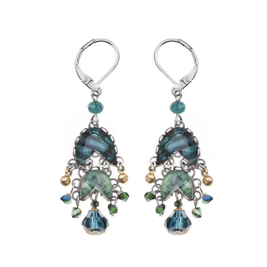 Emerald Reflection Earrings