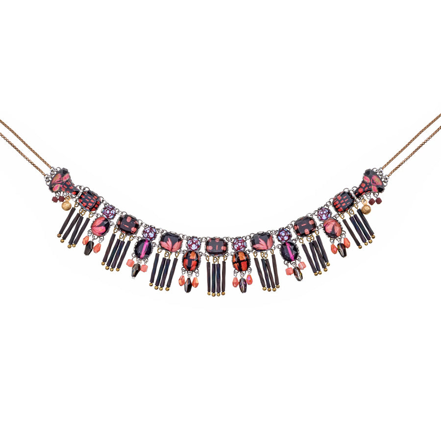 Rosy Clay Necklace