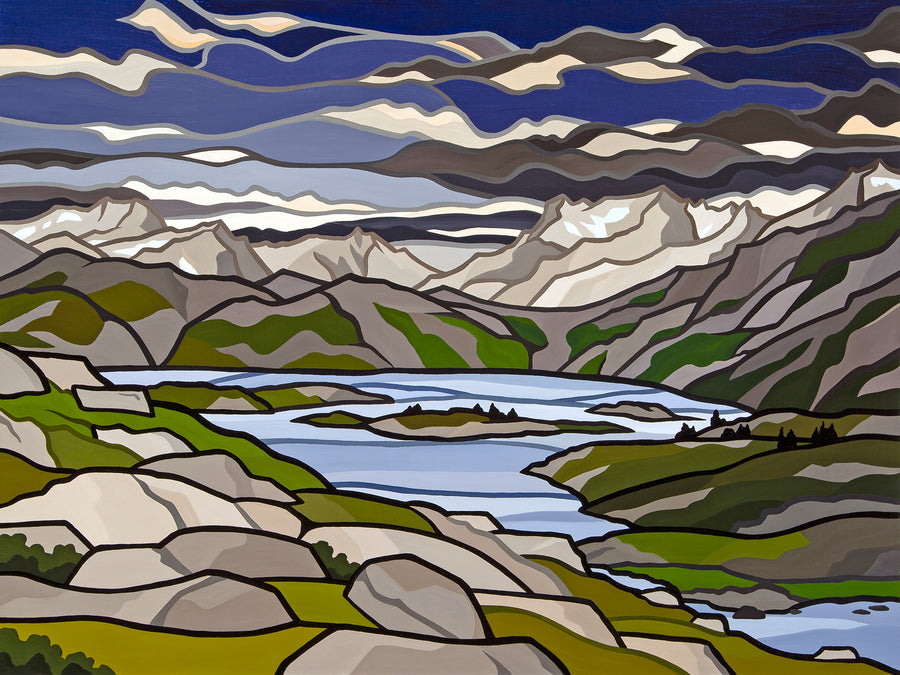 Red Rock Lake - Original Painting