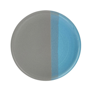 Dessert Plate - Gray/Blue