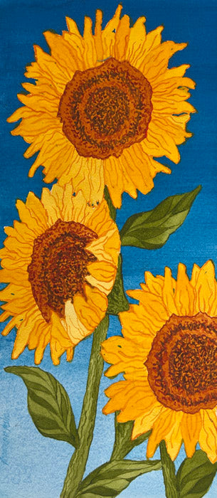 Sun Worship - Watercolor