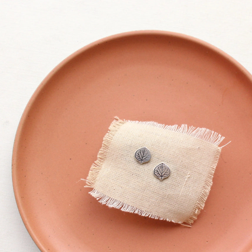 Aspen Leaf - Earrings - Post