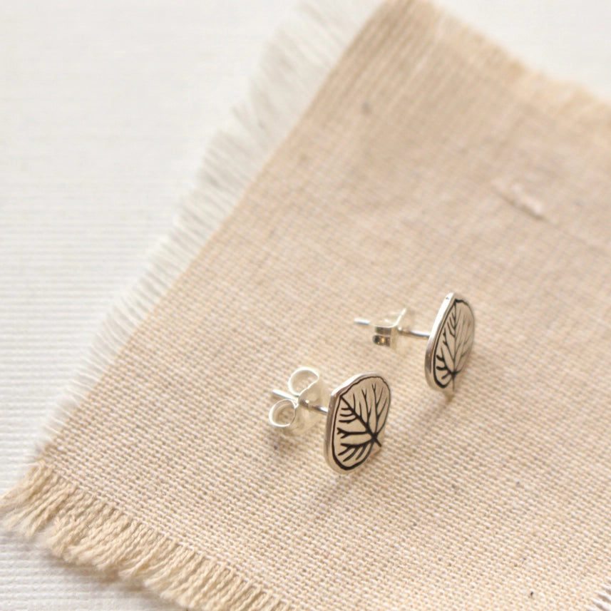Aspen Leaf - Earrings - Post