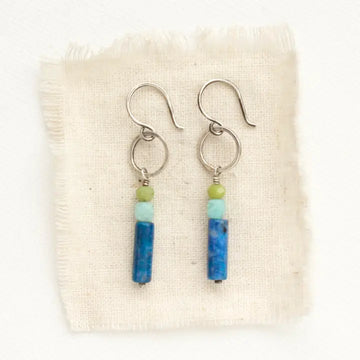 Sydney Hoop - Earrings - Cobalt