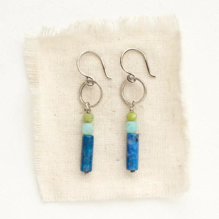 Sydney Hoop - Earrings - Cobalt