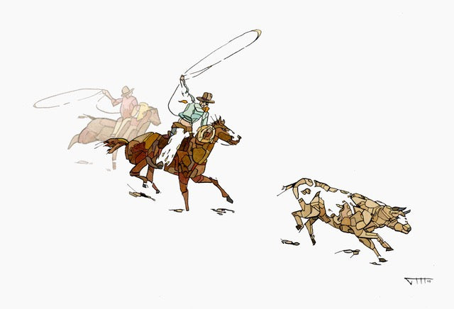 Cowcatchers - Original Painting