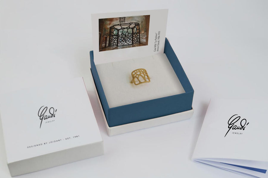 Gaudí Golden - Ring - Size 8.25