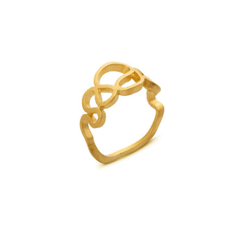 Gaudí Golden - Ring - Size 6.5