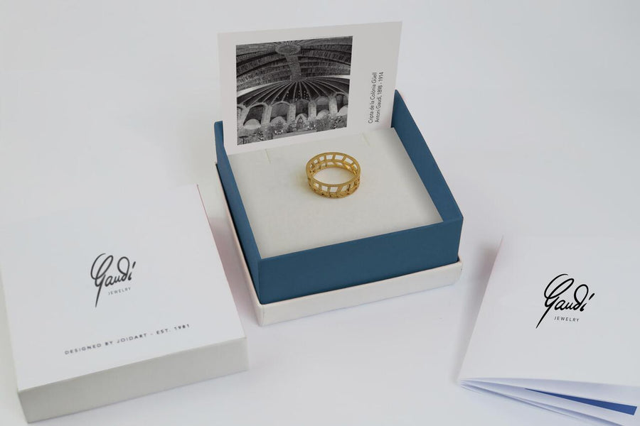 Gaudí Golden - Ring - Size 7.25