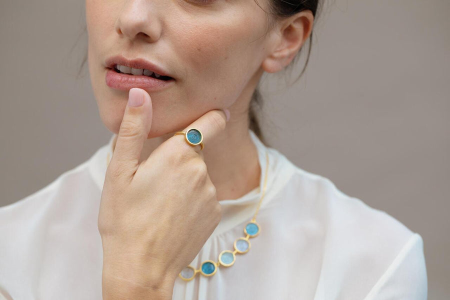 Gaudí Golden - Ring - Size 7