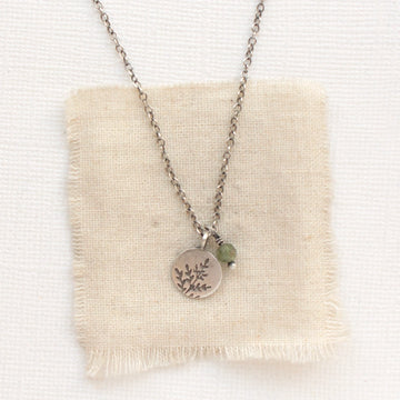 Mini Sprout - Green Kyanite - Necklace