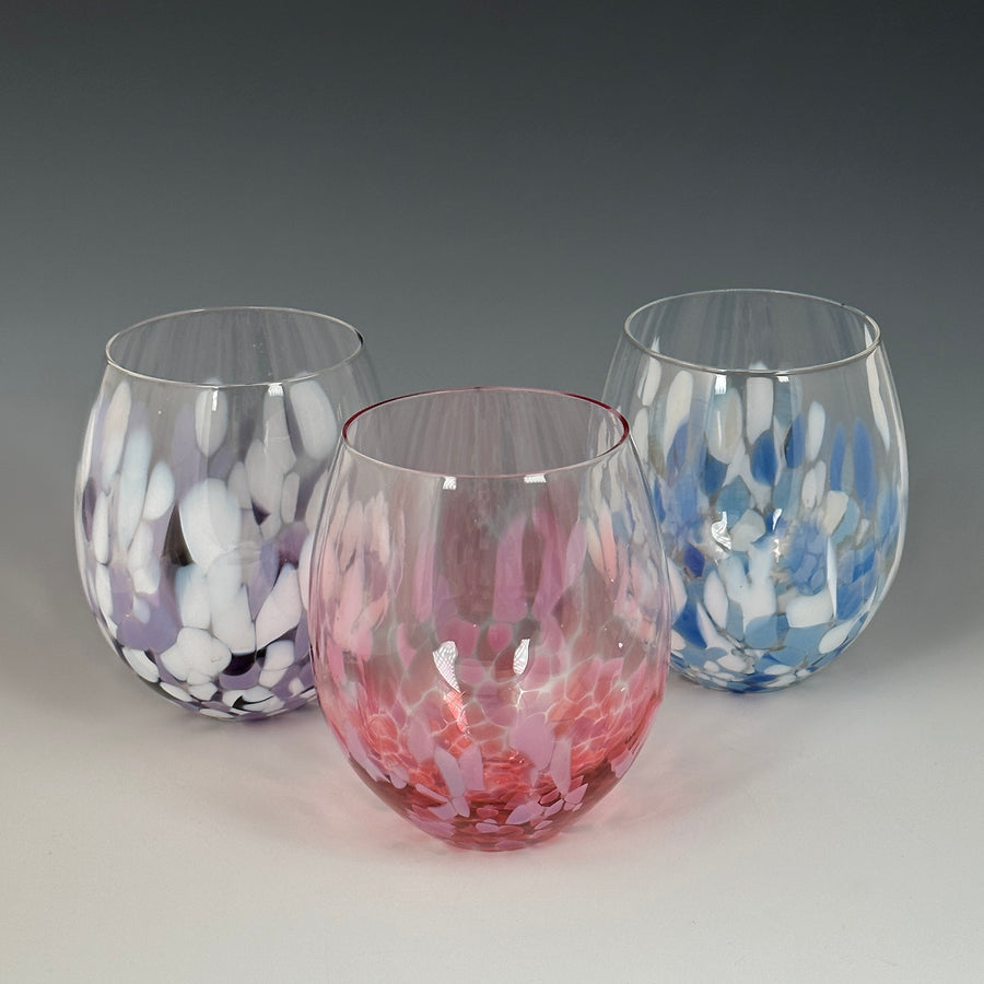 Hand Blown Stemless Glass