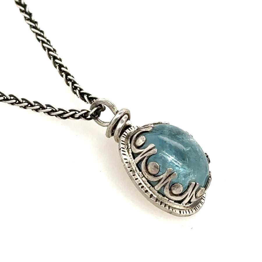 Necklace - Aquamarine Pendant
