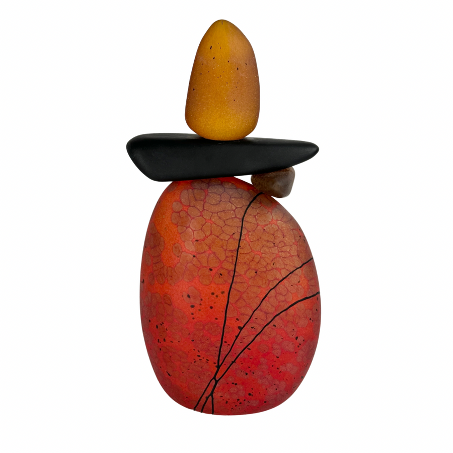 Red/Gold Tall Cairn