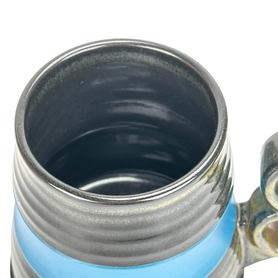 Blue Banded Hovercraft Mug
