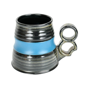Blue Banded Hovercraft Mug
