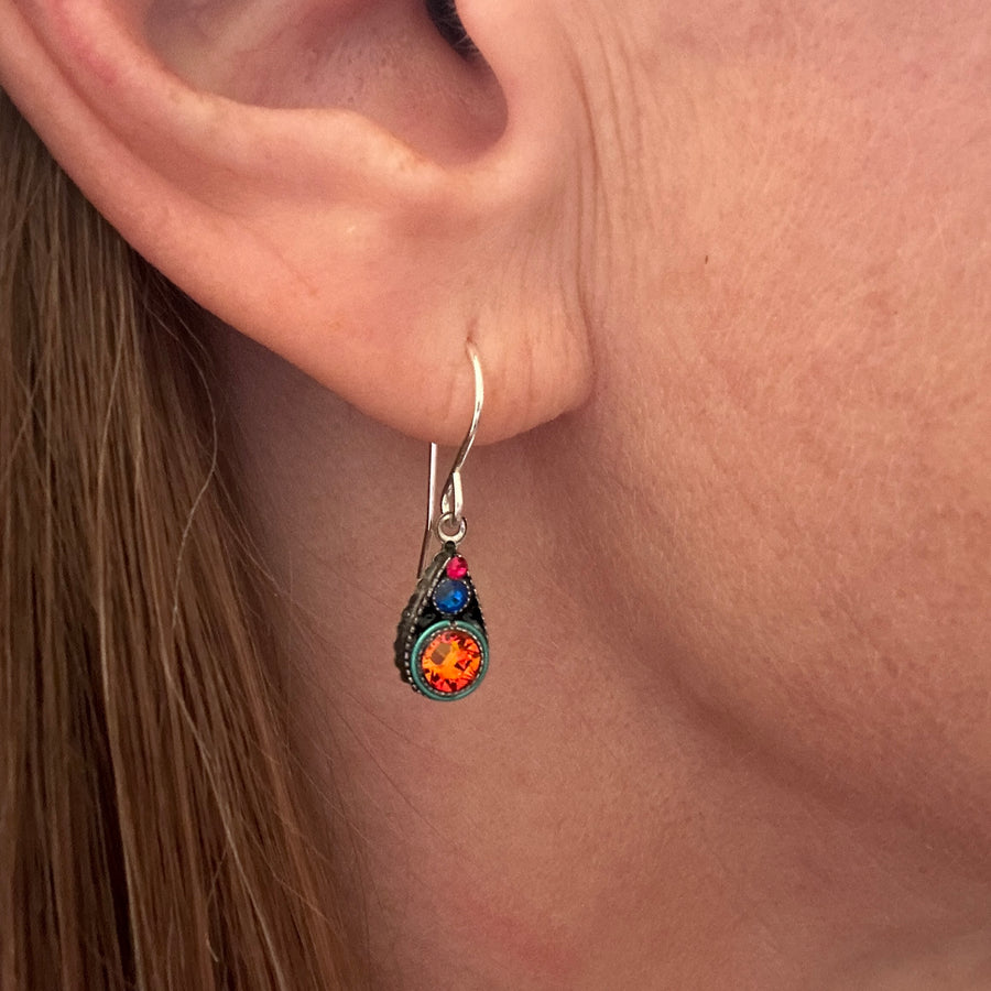 Earrings - Light Small Drop Multicolor