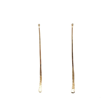 Gold Twig Earrings