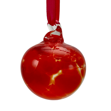Tiny ornament - Transparent Red