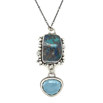 Necklace - London Blue Topaz and Opal