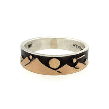 Mountains in Gold Ring #7g