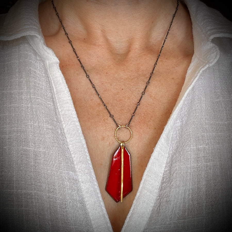 Red Leonid Necklace