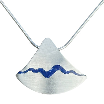 The River Pendant with Lapis