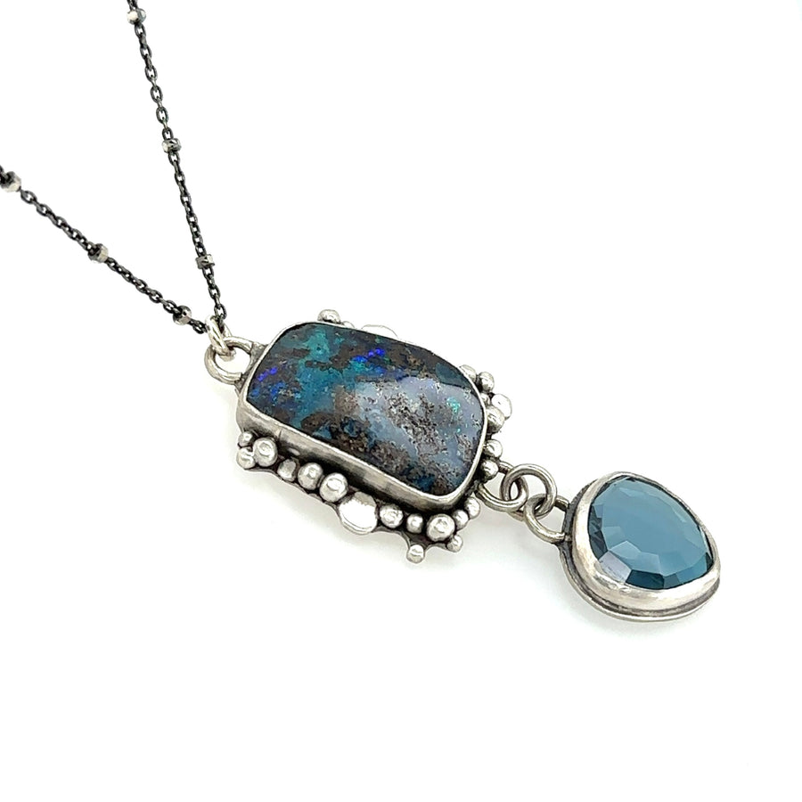 Necklace - London Blue Topaz and Opal