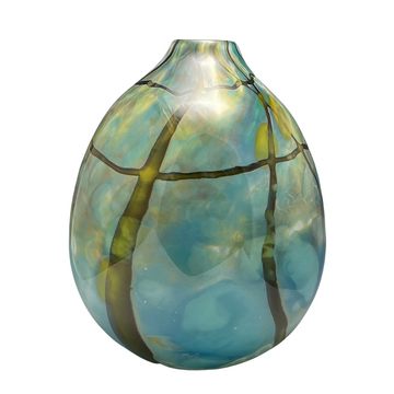 Yellow Vine Wrap Vase #156
