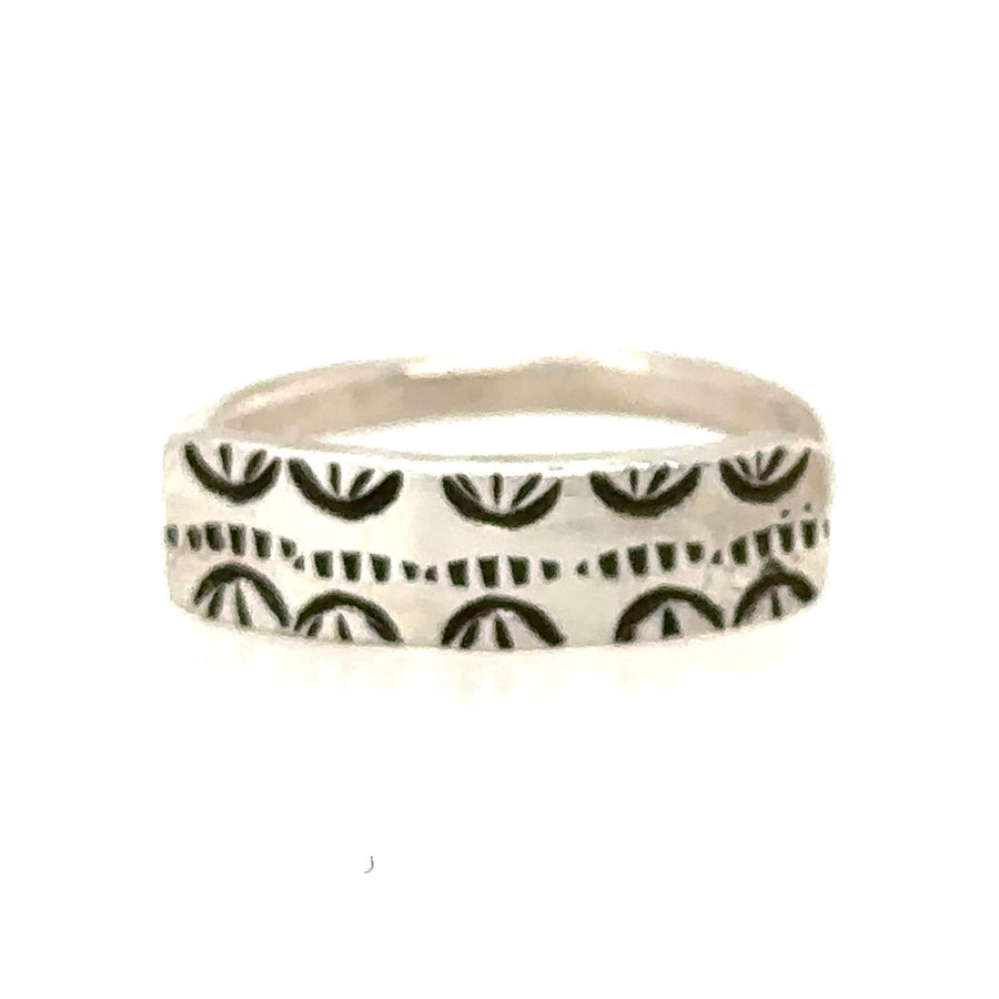 Ring - Stamped Silver