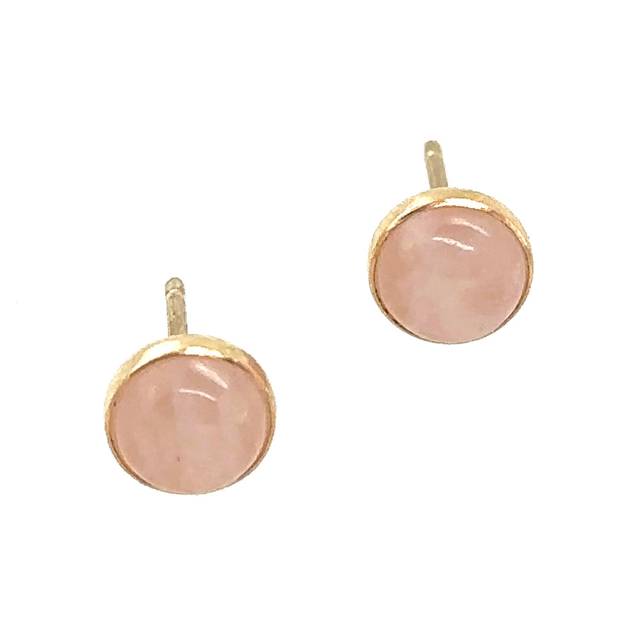 Rose Quartz Studs