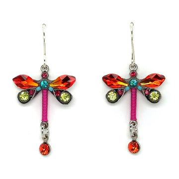 Earrings - Dragonfly Petite Multicolor