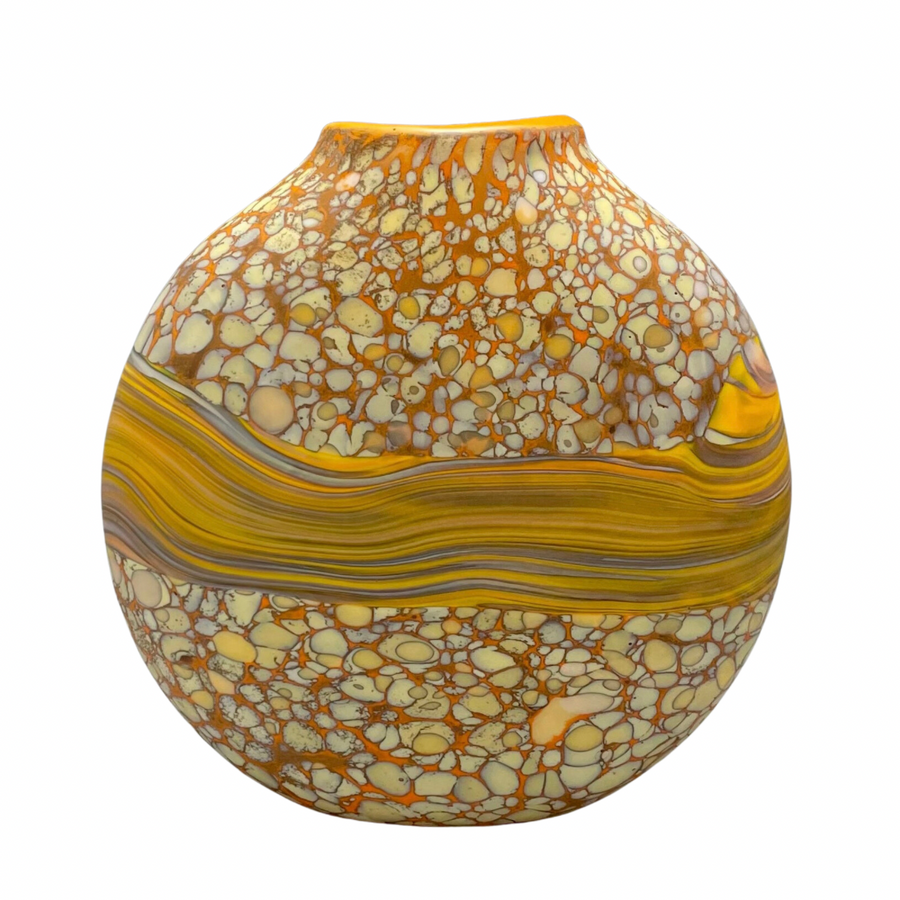 Strata Vase - Orange