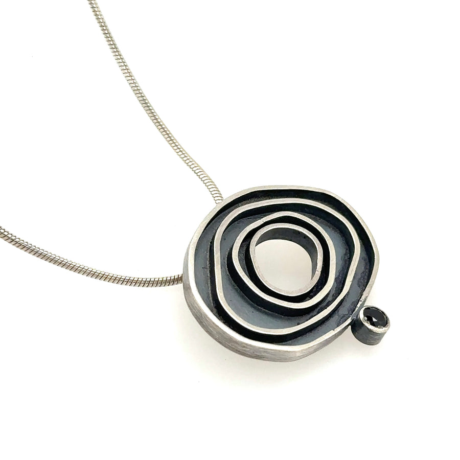 Necklace - Black Spinel