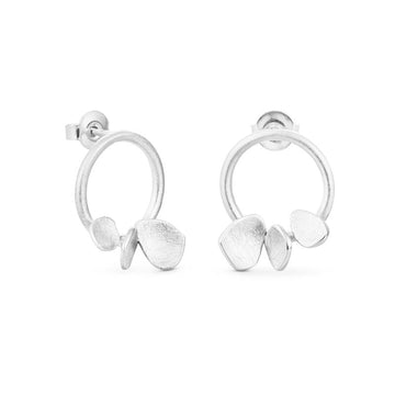 Branca in Silver - Earrings - Small