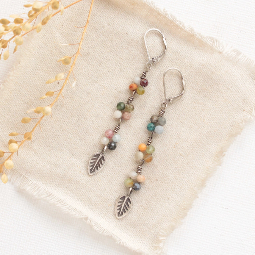 Kaleidoscope - Earrings - Flowing Leaf