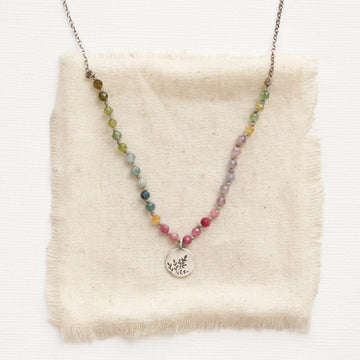 Mini Sprout - Rainbow - Necklace - Knotted