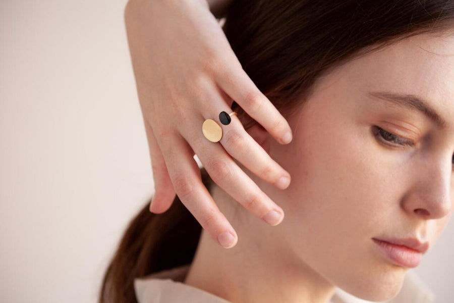 Miró Golden - Ring - Size 6.5