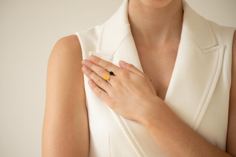 Miró Golden - Ring - Size 6.5