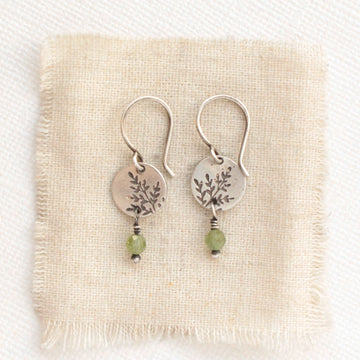 Mini Sprout - Green Kyanite - Earrings