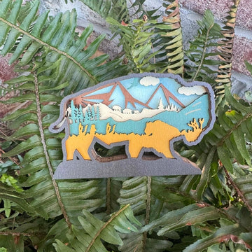 Mountain Buffalo Ornament