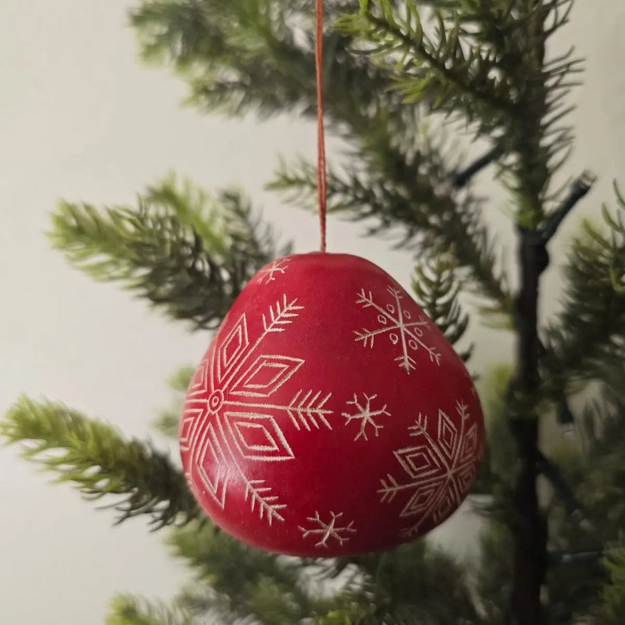 Gourd Ornament - Red