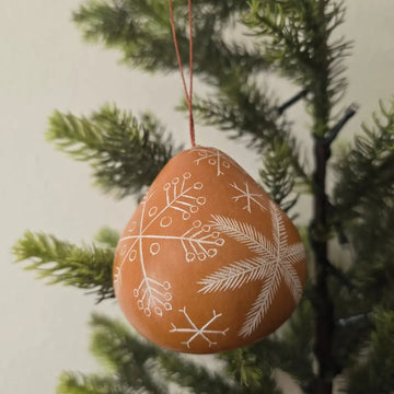 Gourd Ornament - Natural