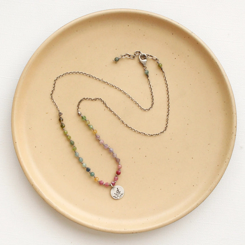 Mini Sprout - Rainbow - Necklace - Knotted